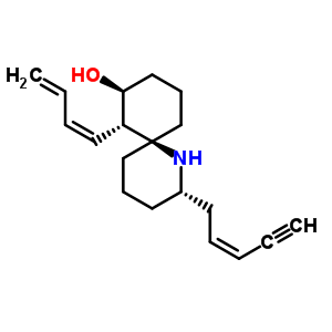 55475-52-0  (2S,6R,7S,8S)-7-[(1Z)-buta-1,3-dien-1-yl]-2-[(2Z)-pent-2-en-4-yn-1-yl]-1-azaspiro[5.5]undecan-8-ol