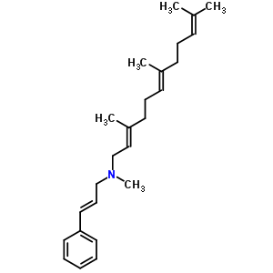 55500-17-9  (2E,6E)-N,3,7,11-tetramethyl-N-[(2E)-3-phenylprop-2-en-1-yl]dodeca-2,6,10-trien-1-amine