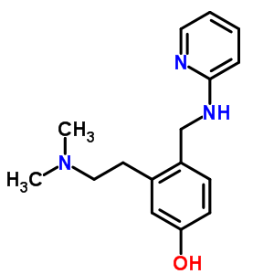 57830-29-2  3-[2-(dimethylamino)ethyl]-4-[(pyridin-2-ylamino)methyl]phenol