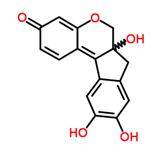 600-76-0  6a,9,10-trihydroxy-6a,7-dihydroindeno[2,1-c]chromen-3(6H)-on