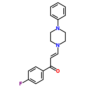 65201-15-2  (2E)-1-(4-fluorophenyl)-3-(4-phenylpiperazin-1-yl)prop-2-en-1-one