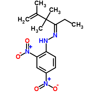 66591-34-2  (2Z)-1-(2,4-dinitrophenyl)-2-(1-ethyl-2,2,3-trimethylbut-3-en-1-ylidene)hydrazine