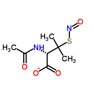 67776-06-1  (2R)-2-(acetylamino)-3-methyl-3-(nitrososulfanyl)butanoate