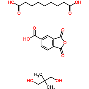 67815-71-8  2,2-dimethylpropane-1,3-diol; 1,3-dioxoisobenzofuran-5-carboxylic acid; nonanedioic acid