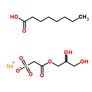 67922-61-6  sodium 2-(2,3-dihydroxypropoxy)-2-oxoethanesulfonate octanoic acid (1:1)