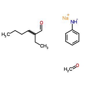 68391-16-2  sodium; 2-ethylhexanal; formaldehyde; phenylazanide