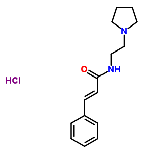 68654-58-0  (2E)-3-phenyl-N-(2-pyrrolidin-1-ylethyl)prop-2-enamide hydrochloride