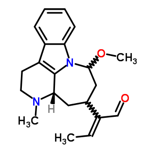 69241-17-4  (2E)-2-[(3aS)-7-methoxy-3-methyl-1,2,3,3a,4,5,6,7-octahydro-3,7a-diazacyclohepta[1,2,3-jk]fluoren-5-yl]but-2-enal