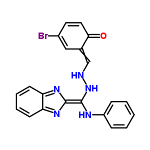 7038-57-5  6-({2-[2H-benzimidazol-2-ylidene(phenylamino)methyl]hydrazino}methylidene)-4-bromocyclohexa-2,4-dien-1-one