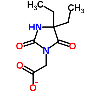 714-71-6  (4,4-dietyl-2,5-dioksoimidazolidin-1-yl)acetat