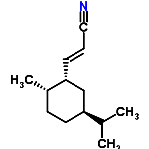 72214-41-6  (2E)-3-[(1R,2S,5S)-2-methyl-5-(1-methylethyl)cyclohexyl]prop-2-enenitrile