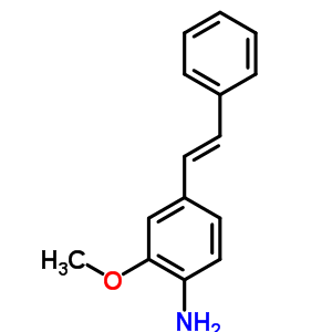 73928-02-6  2-methoxy-4-[(E)-2-phenylethenyl]aniline