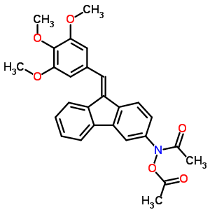 74279-52-0  N-(アセチルオキシ)-N-{(9E)-9-[(3,4,5-トリメトキシフェニル)メチルリデン]-9H-フルオレン-3-イル}アセトアミド