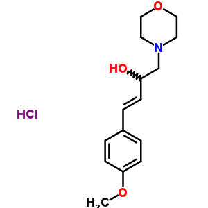 80304-71-8  (3E)-4-(4-methoxyphenyl)-1-morpholin-4-ylbut-3-en-2-ol hydrochloride