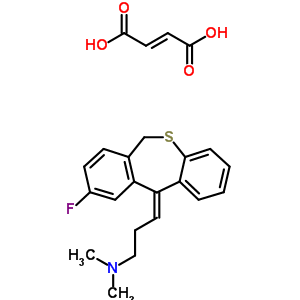 81890-59-7  (3E)-3-(9-fluorodibenzo[b,e]thiepin-11(6H)-ylidene)-N,N-dimethylpropan-1-amine (2E)-but-2-enedioate