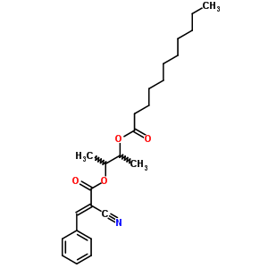 84006-52-0  2-{[(2E)-2-cyano-3-phenylprop-2-enoyl]oxy}-1-methylpropyl undecanoate