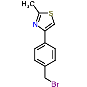 857283-95-5  4-[4-(bromomethyl)phenyl]-2-methyl-1,3-thiazole