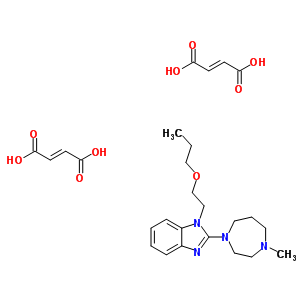 87250-52-0  2-(4-methyl-1,4-diazepan-1-yl)-1-(2-propoxyethyl)-1H-benzimidazole di[(2E)-but-2-enedioate]