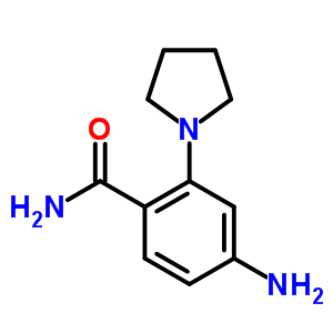 878620-22-5  4-amino-2-pyrrolidin-1-ylbenzamide 878620-22-5  4-amino-2-pyrrolidin-1-ylbenzamide