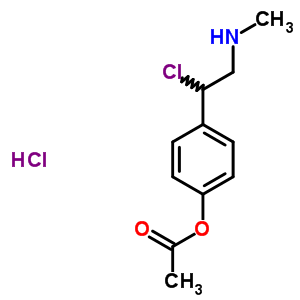 14593-25-0  4-[1-chloro-2-(methylamino)ethyl]phenyl acetate hydrochloride