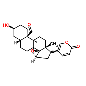 20987-24-0  (3beta,5beta,15beta,17xi)-3-hydroxy-19-oxo-14,15-epoxybufa-20,22-dienolide