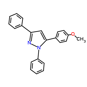 27301-46-8  5-(4-methoxyphenyl)-1,3-diphenyl-1H-pyrazole