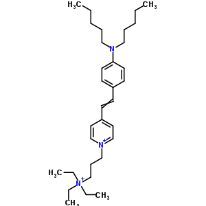 303727-66-4  4-{2-[4-(dipentylamino)phenyl]ethenyl}-1-[3-(triethylammonio)propyl]pyridinium