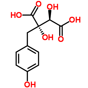 35388-57-9;469-65-8  2,3-dihydroxy-2-(4-hydroxybenzyl)butanedioic acid