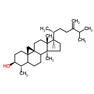 469-39-6  (3beta,4alpha,5alpha,9beta)-4,14-dimethyl-9,19-cycloergost-24(28)-en-3-ol