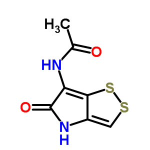488-04-0  N-(5-oxo-4,5-dihydro[1,2]dithiolo[4,3-b]pyrrol-6-yl)acetamide