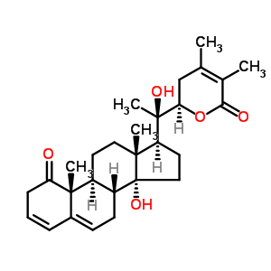50657-11-9  (22R)-14,20-dihydroxy-22,26-epoxyergosta-3,5,24-triene-1,26-dione