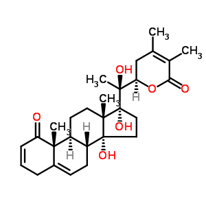 50657-12-0  (22R)-14,17,20-trihydroxy-22,26-epoxyergosta-2,5,24-triene-1,26-dione