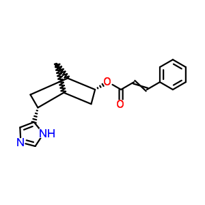 52748-07-9  (2R,5R)-5-(1H-imidazol-5-yl)bicyclo[2.2.1]hept-2-yl 3-phenylprop-2-enoate