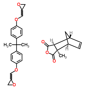 52757-85-4;61096-00-2  (3aR,4S,7R,7aS)-3a-methyl-3a,4,7,7a-tetrahydro-4,7-methano-2-benzofuran-1,3-dione - 2,2'-[propane-2,2-diylbis(benzene-4,1-diyloxymethanediyl)]dioxirane (1:1)