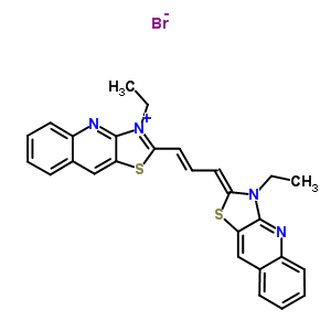 52762-72-8  3-ethyl-2-[(1E,3Z)-3-(3-ethyl[1,3]thiazolo[4,5-b]quinolin-2(3H)-ylidene)prop-1-en-1-yl][1,3]thiazolo[4,5-b]quinolin-3-ium bromide