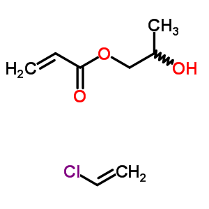 53710-52-4;95567-28-5  2-hydroxypropyl prop-2-enoate - chloroethene (1:1)