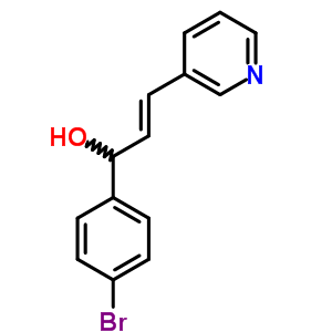 54313-83-6  (2E)-1-(4-bromophenyl)-3-pyridin-3-ylprop-2-en-1-ol