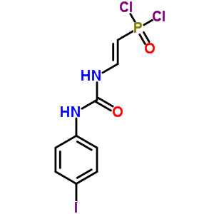 54948-21-9  [(E)-2-{[(4-iodophenyl)carbamoyl]amino}ethenyl]phosphonic dichloride