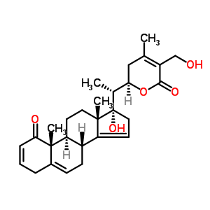 55483-04-0  (22R)-17,27-dihydroxy-22,26-epoxyergosta-2,5,14,24-tetraene-1,26-dione