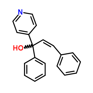 55690-13-6  (2Z)-1,3-diphenyl-1-pyridin-4-ylprop-2-en-1-ol