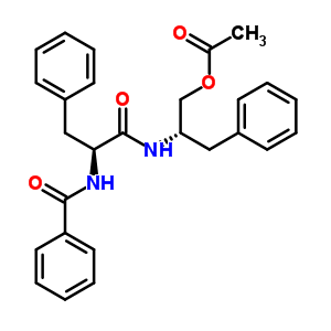 56121-42-7  (2S)-2-[(N-benzoylphenylalanyl)amino]-3-phenylpropyl acetate