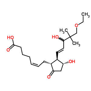 58687-40-4  (5Z)-7-{(1R,2R,3R)-2-[(1E)-5-ethoxy-3-hydroxy-4,4-dimethylpent-1-en-1-yl]-3-hydroxy-5-oxocyclopentyl}hept-5-enoic acid