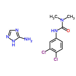 59989-02-5  3-(3,4-dichlorophenyl)-1,1-dimethylurea - 1H-1,2,4-triazol-5-amine (1:1)