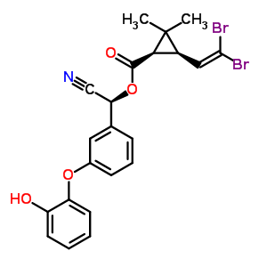 66855-88-7  (S)-cyano[3-(2-hydroxyphenoxy)phenyl]methyl (1R,3R)-3-(2,2-dibromoethenyl)-2,2-dimethylcyclopropanecarboxylate