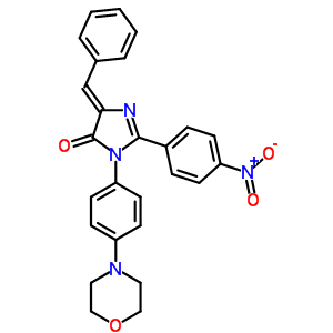 86818-87-3  (5Z)-3-(4-morpholin-4-ylphenyl)-2-(4-nitrophenyl)-5-(phenylmethylidene)-3,5-dihydro-4H-imidazol-4-one