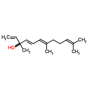 125474-34-2;59121-99-2  (4E,6E)-3,7,11-trimethyldodeca-1,4,6,10-tetraen-3-ol