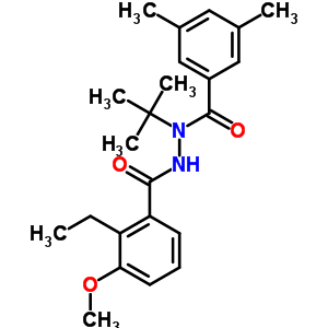 162326-49-0  N'-tert-butyl-N'-[(3,5-dimethylphenyl)carbonyl]-2-ethyl-3-methoxybenzohydrazide