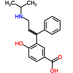 214601-13-5  4-hydroxy-3-[1-phenyl-3-(propan-2-ylamino)propyl]benzoic acid
