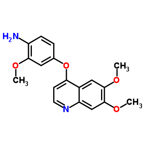 228559-85-1  4-[(6,7-dimethoxyquinolin-4-yl)oxy]-2-methoxyaniline