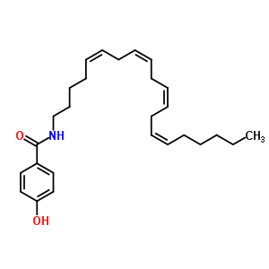 251908-92-6  4-hydroxy-N-[(5Z,8Z,11Z,14Z)-icosa-5,8,11,14-tetraen-1-yl]benzamide